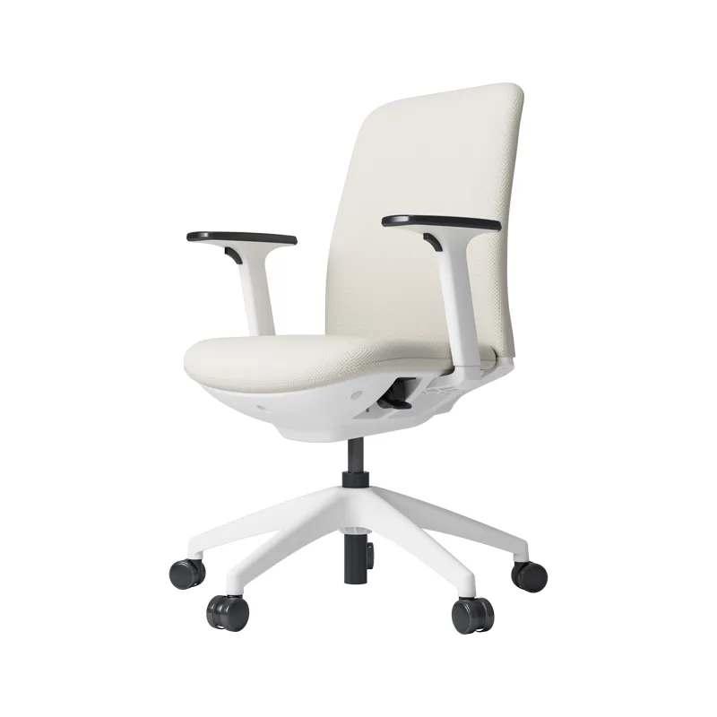 ZUOWE Mid Back Ergonomic Chair Soft Cushion for_yyt